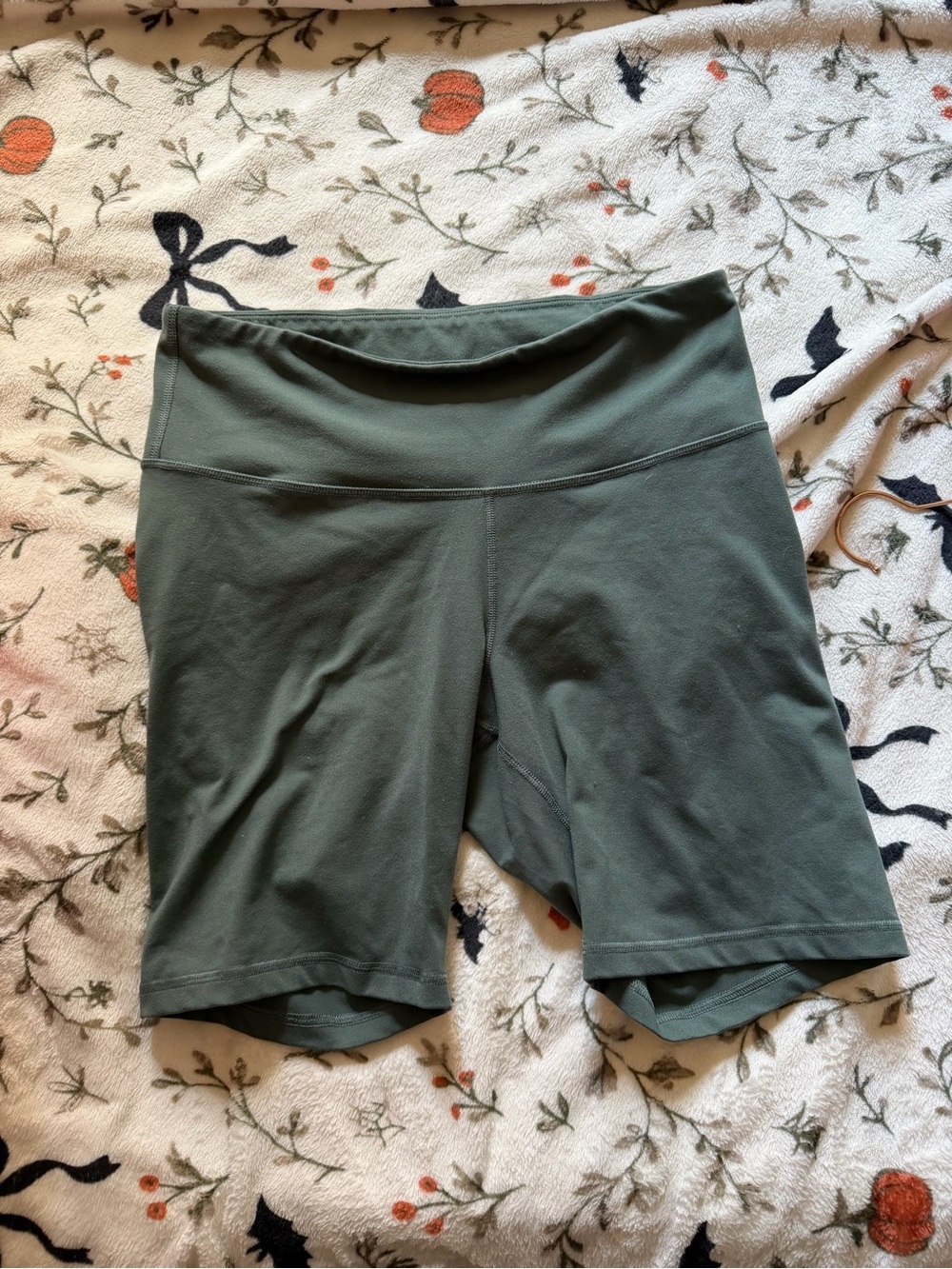 Old Navy Olive Green High-Rise Bike Shorts